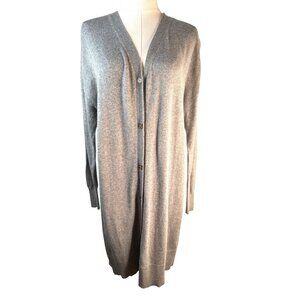 2/$30 ZARA XS-S Gray Long Cardigan Sweater Viscose Cashmere  Blend